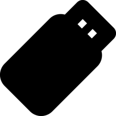Pendrive Usb Engraving Svg Design, Free Vectors File